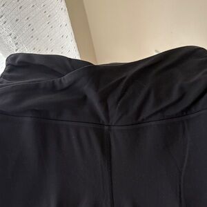 lululemon athletica Black Athletic Leggings with crossover waistband